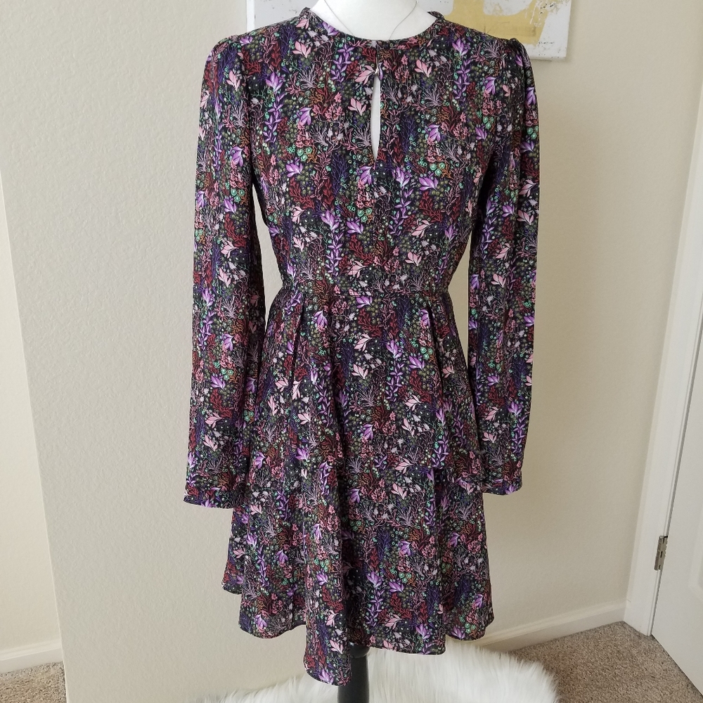 Philosophy Keyhole Floral Ruffle Dress Size XS - Picture 2 of 12